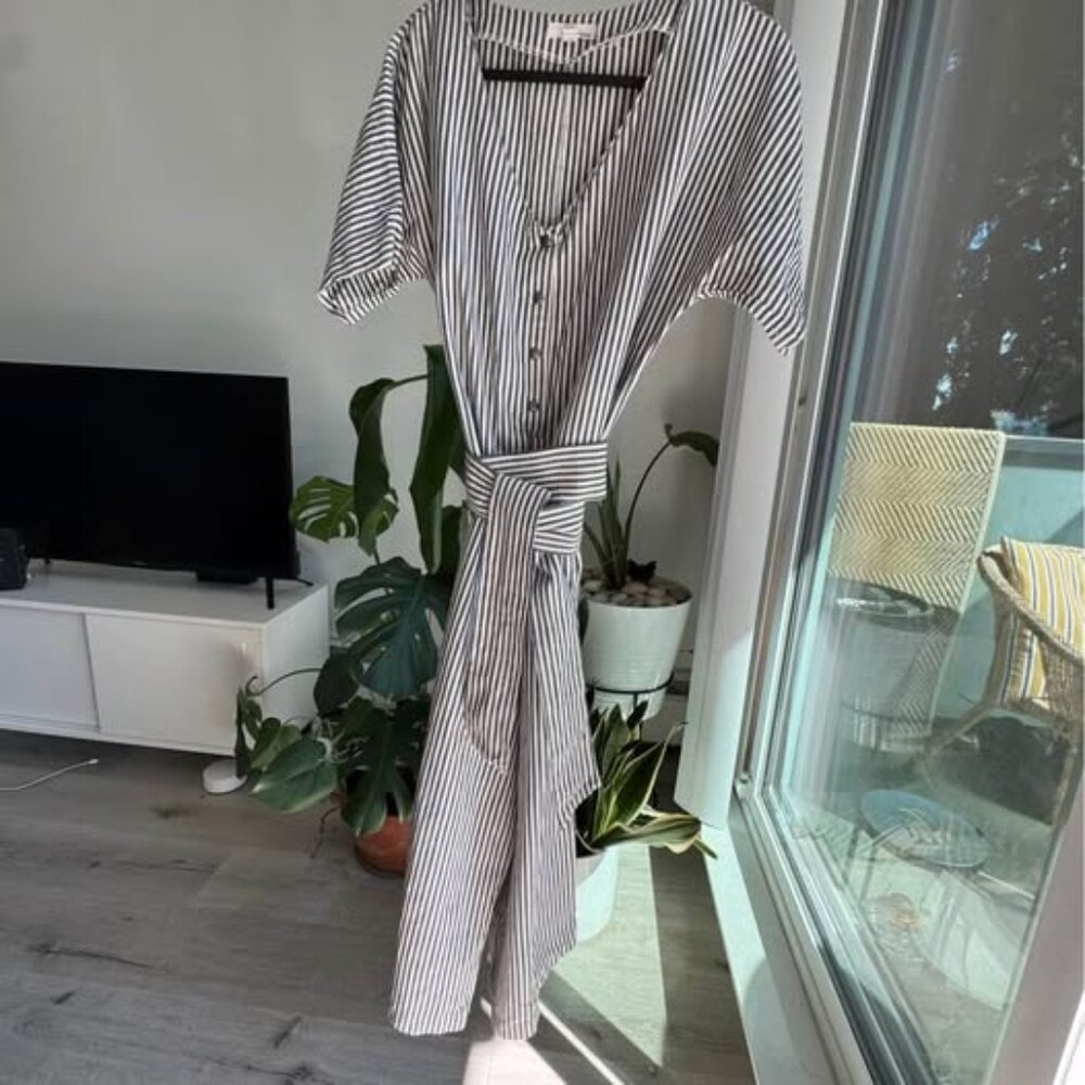 GREIGE Linen One Piece Jumper